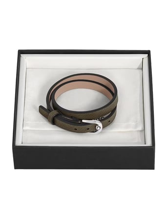 Montblanc Sartorial Deri At Nalı Tokalı Ayarlanabilir Bileklik 136930