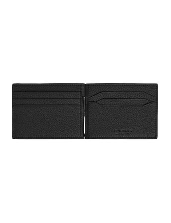 Montblanc Grain Deri Para Klipsli 6 Bölmeli Cüzdan 221402