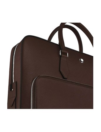 Montblanc Sartorial Deri Cepli Orta Boy Evrak Çantası 222925