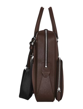 Montblanc Sartorial Deri Cepli Orta Boy Evrak Çantası 222925