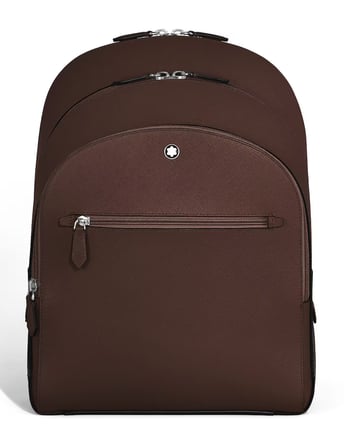 Montblanc Sartorial Deri 3 Bölmeli Orta Boy Sırt Çantası 222929