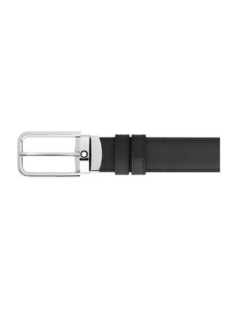 Montblanc Sartorial Deri Dikdörtgen Tokalı 30 mm Çift Taraflı Kemer 223409