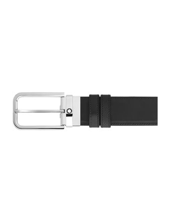 Montblanc Sartorial Deri Dikdörtgen Tokalı 35 mm Çift Taraflı Kemer 223411