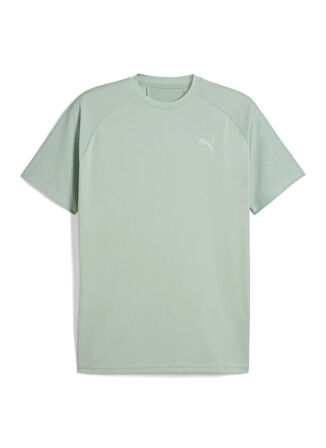 Puma 68862154 TRAINING ESS Tee Green Fog Yeşil Yuvarlak Yaka Regular Fit Düz Erkek T-Shirt
