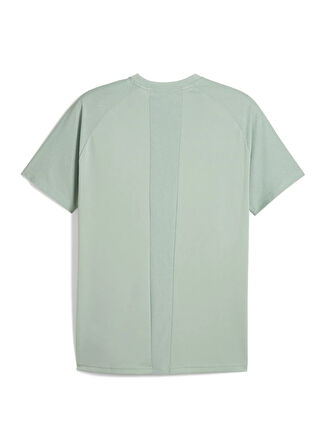 Puma 68862154 TRAINING ESS Tee Green Fog Yeşil Yuvarlak Yaka Regular Fit Düz Erkek T-Shirt