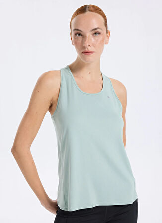 Puma 68951322 TRAINING Tank Green Fog Yeşil Regular Fit Düz Kadın Atlet