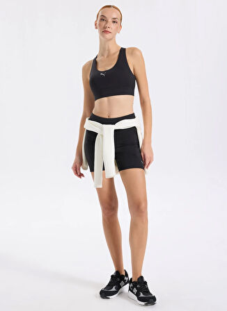 Puma 68951601 TRAINING HW Pocket Short T Siyah Lastikli Bel Slim Fit Düz Kadın Şort