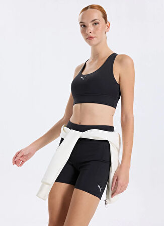 Puma 68951601 TRAINING HW Pocket Short T Siyah Lastikli Bel Slim Fit Düz Kadın Şort