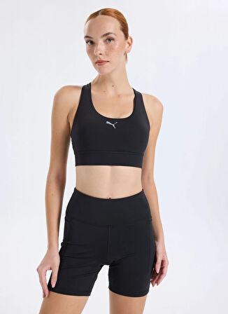 Puma 68951901 TRAINING Mid Impact Bra PU Siyah Sporcu Sütyeni
