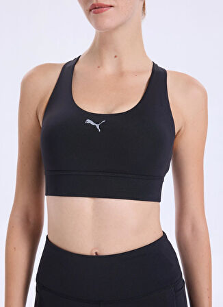 Puma 68951901 TRAINING Mid Impact Bra PU Siyah Sporcu Sütyeni