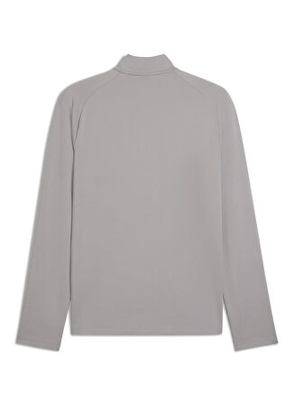 Puma 68952220 TRAINING 1/4 Zip Concrete Gri Regular Fit Düz Erkek Gömlek