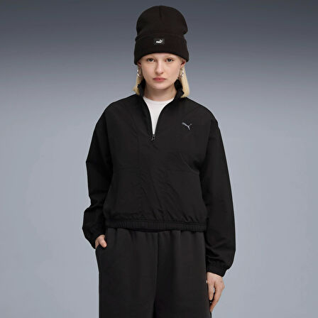Puma Her Woven Half-Zip Crew Kadın Yetişkin Sweatshirt