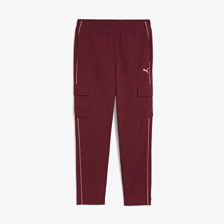 Puma Sport Woven Cargo Kadın Bordo Eşofman Altı