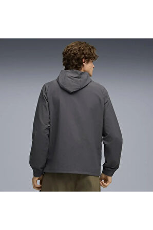 PUMATECH Woven Jacket Gri Erkek Fermuarlı Ceket