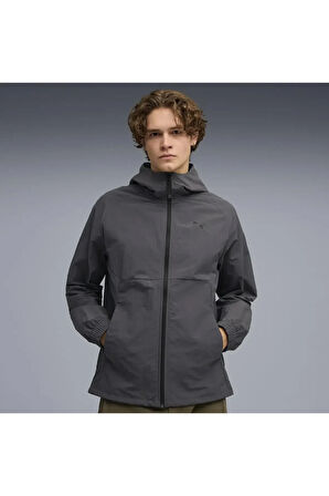PUMATECH Woven Jacket Gri Erkek Fermuarlı Ceket