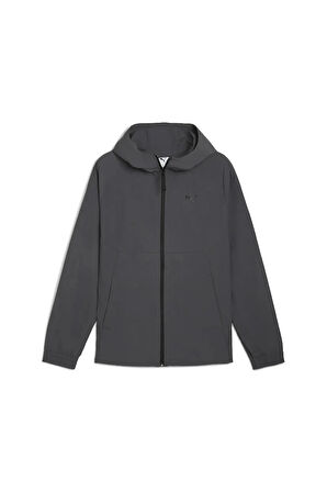 PUMATECH Woven Jacket Gri Erkek Fermuarlı Ceket