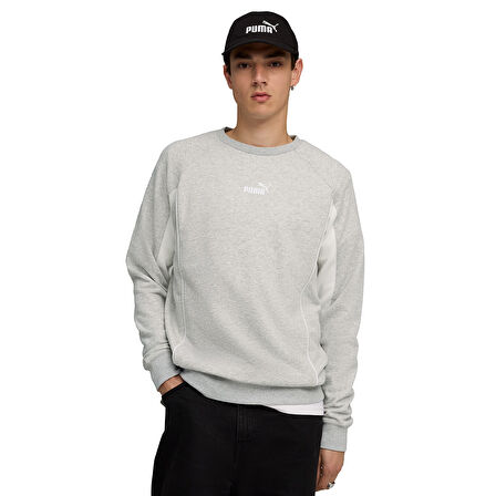 Sport Crew Tr Erkek Gri Günlük Stil Sweatshirt 68824604