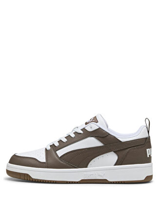 Puma 39232859 Rebound v6 Low wPUMA Beyaz - Kahverengi Kadın Lifestyle Ayakkabı
