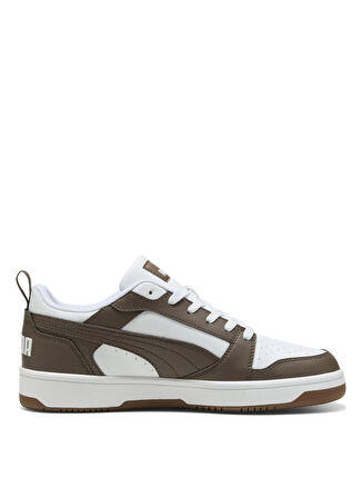 Puma 39232859 Rebound v6 Low wPUMA Beyaz - Kahverengi Kadın Lifestyle Ayakkabı