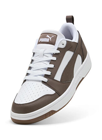Puma 39232859 Rebound v6 Low wPUMA Beyaz - Kahverengi Kadın Lifestyle Ayakkabı
