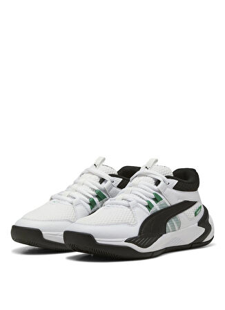 Puma Beyaz Erkek Çocuk Basketbol Ayakkabısı 31216406-Uproar JR PUMA White-Archi
