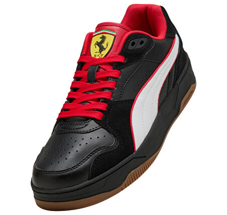 308912-01 Puma Ferrari Rbd Break Low Spor Ayakkabı Siyah