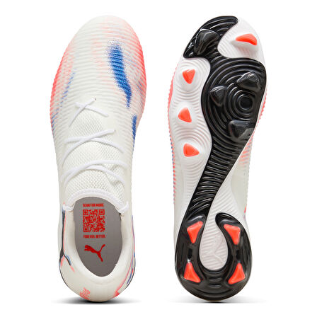 Future 8 Match Low Fg/Ag Erkek Beyaz Futbol Krampon 10859901