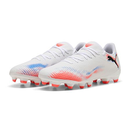 Future 8 Play Fg/Ag Erkek Beyaz Futbol Krampon 10860201