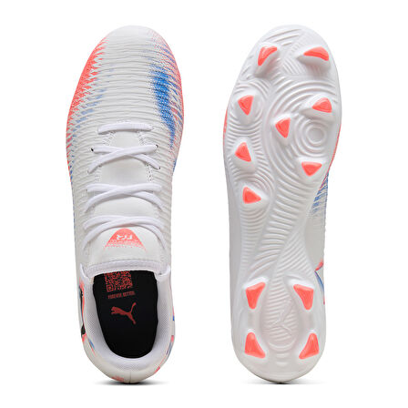Future 8 Play Fg/Ag Erkek Beyaz Futbol Krampon 10860201