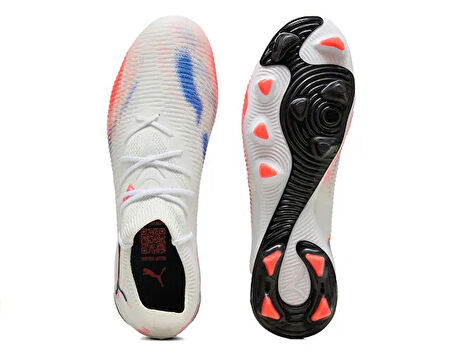 Puma Future 8 Match Fg/Ag Erkek Çoklu Çim Zemin Kramponu 10859301 Beyaz