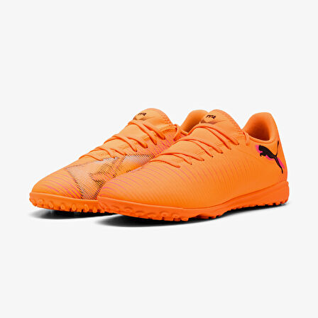 Puma Future 8 Play Tt Erkek Turuncu Halı Saha Kramponu
