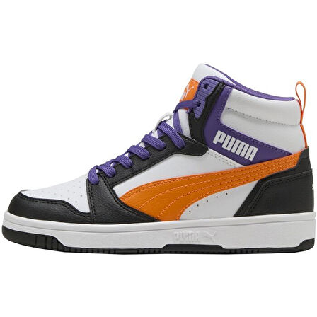 Puma Rebound V6 Mid Günlük Bilekli Spor Ayakkabı SİYAH MOR