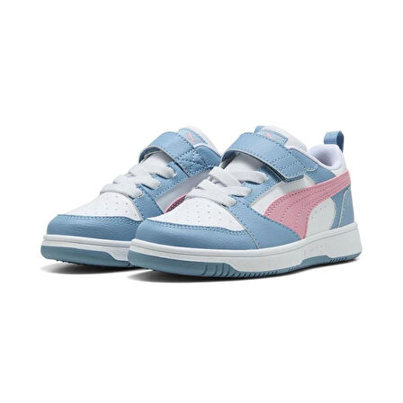 Puma 397419 Puma Rebound V6 Lo AC+ PS Spor Ayakkabı Beyaz-Mavi