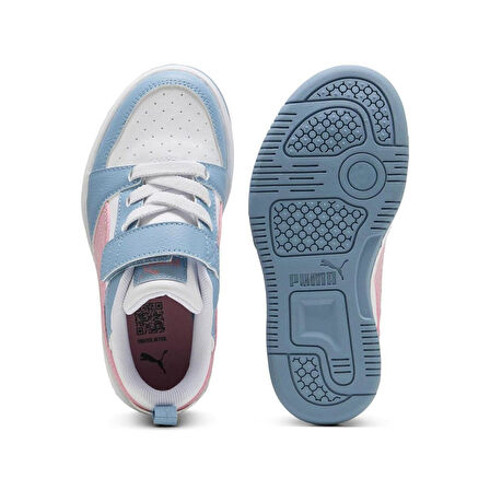 Puma 397419 Puma Rebound V6 Lo AC+ PS Spor Ayakkabı Beyaz-Mavi