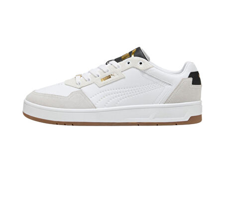 395087-12 Puma Court Classic Lux Sd Spor Ayakkabı Beyaz