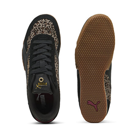 Puma Kadın Bella Donna Leopar Desenli Siyah Sneaker - 40429602