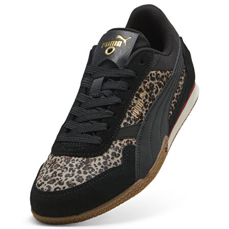 Puma Kadın Bella Donna Leopar Desenli Siyah Sneaker - 40429602