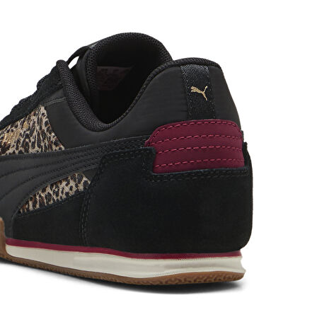 Puma Kadın Bella Donna Leopar Desenli Siyah Sneaker - 40429602