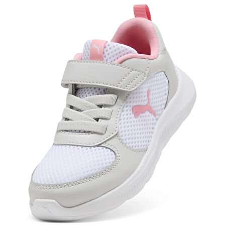 Puma Fun Racer 2 AC+ PS-White-Pinkscape-Gray Çocuk Ayakkabı-Beyaz