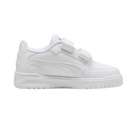 403740-01 Puma Shuffle Downtown Lo V Ps ocuk Spor Ayakkabı Beyaz