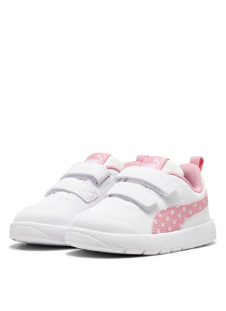 Puma Beyaz Bebek Yürüyüş Ayakkabısı 39875905-Courtflex V3 Dotty V Inf P