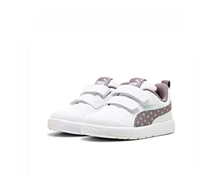 Puma Courtflex V3 Dotty V inf Bebek Günlük Ayakkabı 39875906 Beyaz
