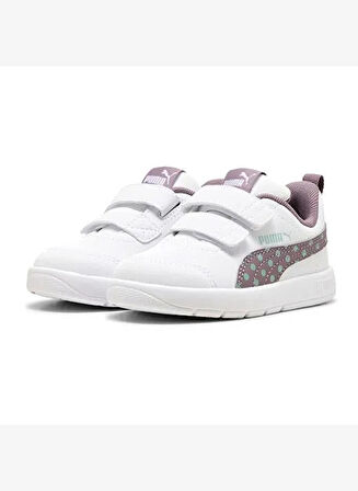 Puma 398759 06 Courtflex V3 Dotty V Unisex Çocuk Ayakkabı