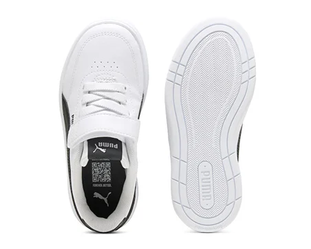 Puma Court Classic Clean Ac+ Ps Çocuk Günlük Ayakkabı 40375101 Beyaz