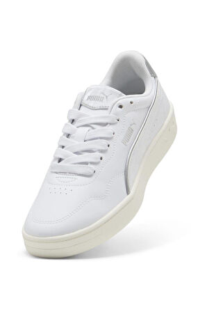 Puma Court Lally DaylNight 402682 02 Kadın Sneaker Ayakkabı Beyaz Gümüş 36-40 