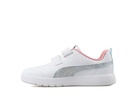 Puma Courtflexv3 Space Belle V Ps Çocuk Günlük Ayakkabı 40434501 Beyaz