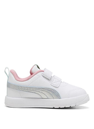 Puma Beyaz Bebek Yürüyüş Ayakkabısı 40434601-Courtflex V3 Space Belle V