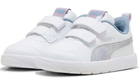 Puma Courtflex V3 SpaceBelle VInf 404346-02 Ortopedik Bebek Çocuk Spor Ayakkabı