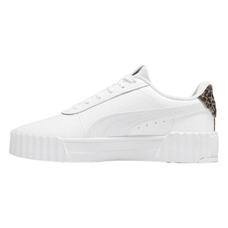 Puma Carina 3.0 Animal Flair 402642 01 Beyaz Unisex Sneakers