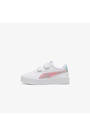 Puma 402806-01 Carina 3.0 Space Belle Çocuk Beyaz Spor Ayakkabı
